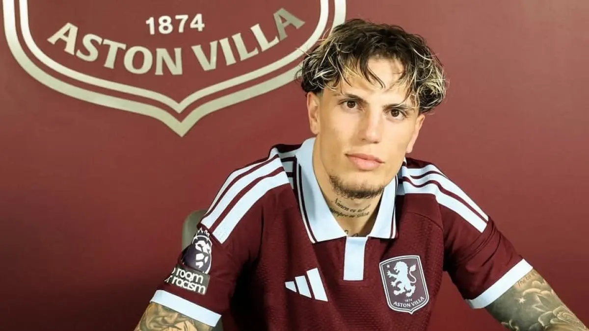 Alejandro Garnacho resmi bergabung dengan Aston Villa sebagai pemain pinjaman Chelsea menjelang tur pramusim melawan Indonesia All Stars.(Foto: Instagram @astonvilla)