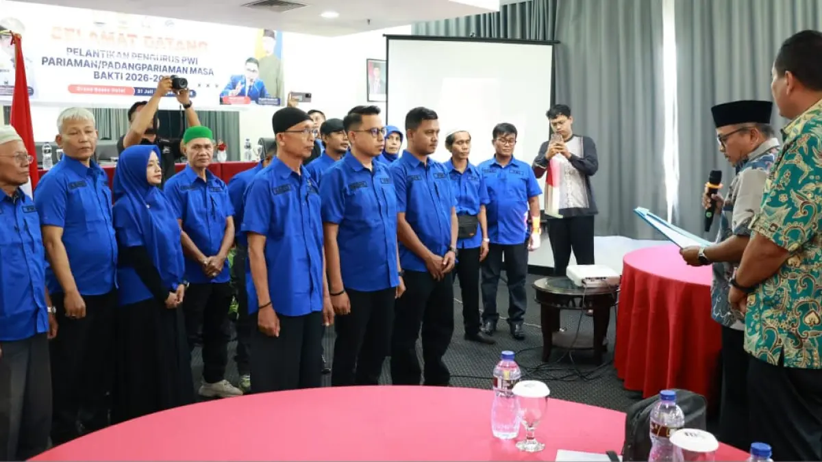 PWI Padangpariaman–Kota Pariaman periode 2026–2029 resmi dilantik. Pengurus baru berkomitmen memperkuat profesionalisme dan independensi pers.