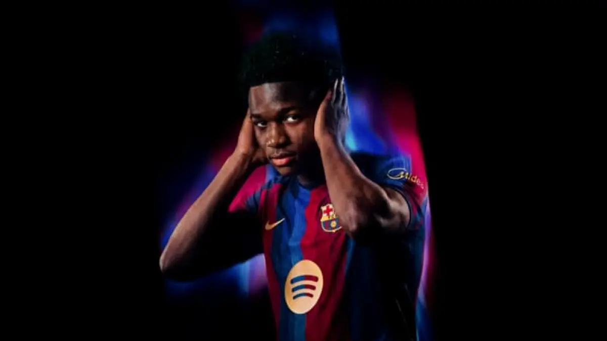 Jesse Bisiwu resmi bergabung dengan Barcelona dari Club Brugge. Talenta Belgia berusia 18 tahun dikontrak hingga 2031.(Foto: X @FCBarcelona)