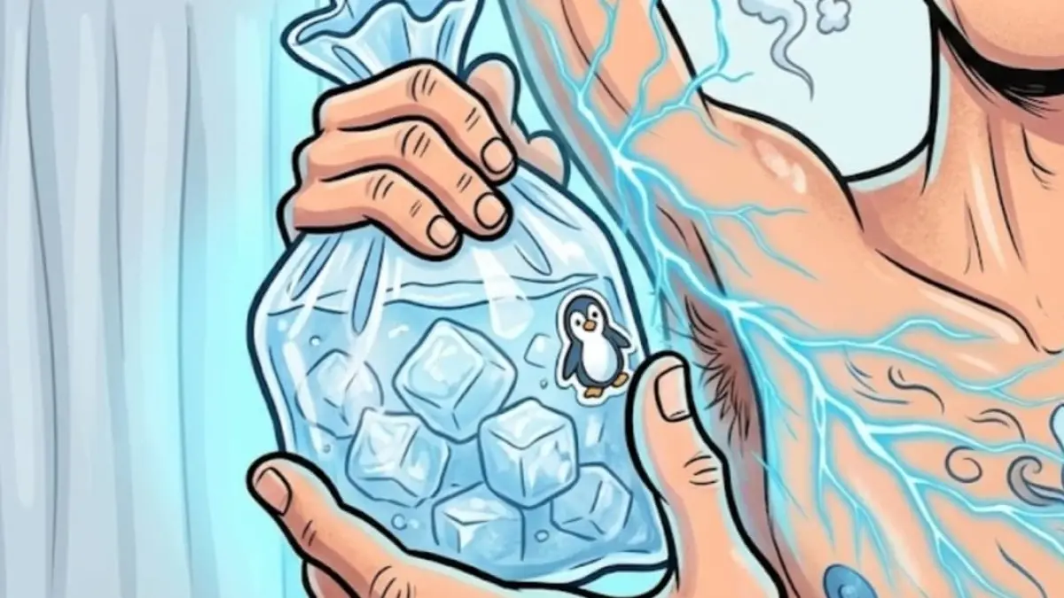 Psikiater IPB menjelaskan kompres es di ketiak hanya membantu menenangkan tubuh sementara dan bukan terapi utama gangguan kecemasan.(Foto: ilustrasi AI)
