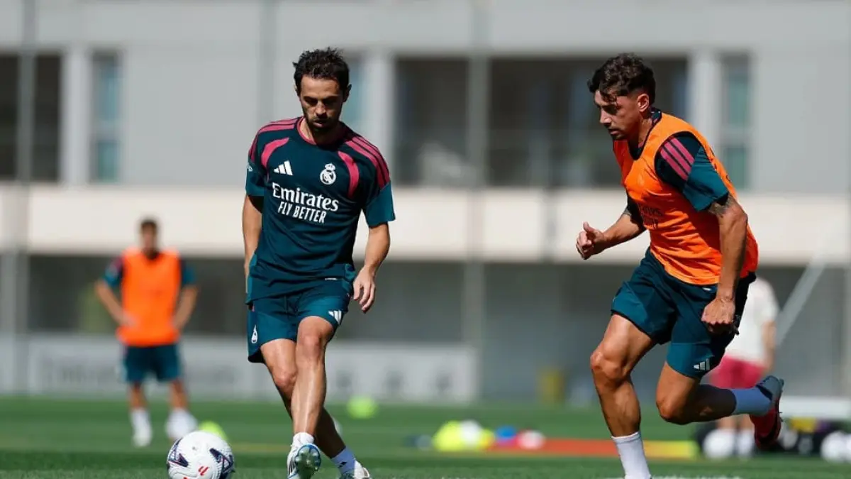 Bernardo Silva Jalani Latihan Perdana di Real Madrid, Sebut Zidane Inspirasinya Sejak Kecil