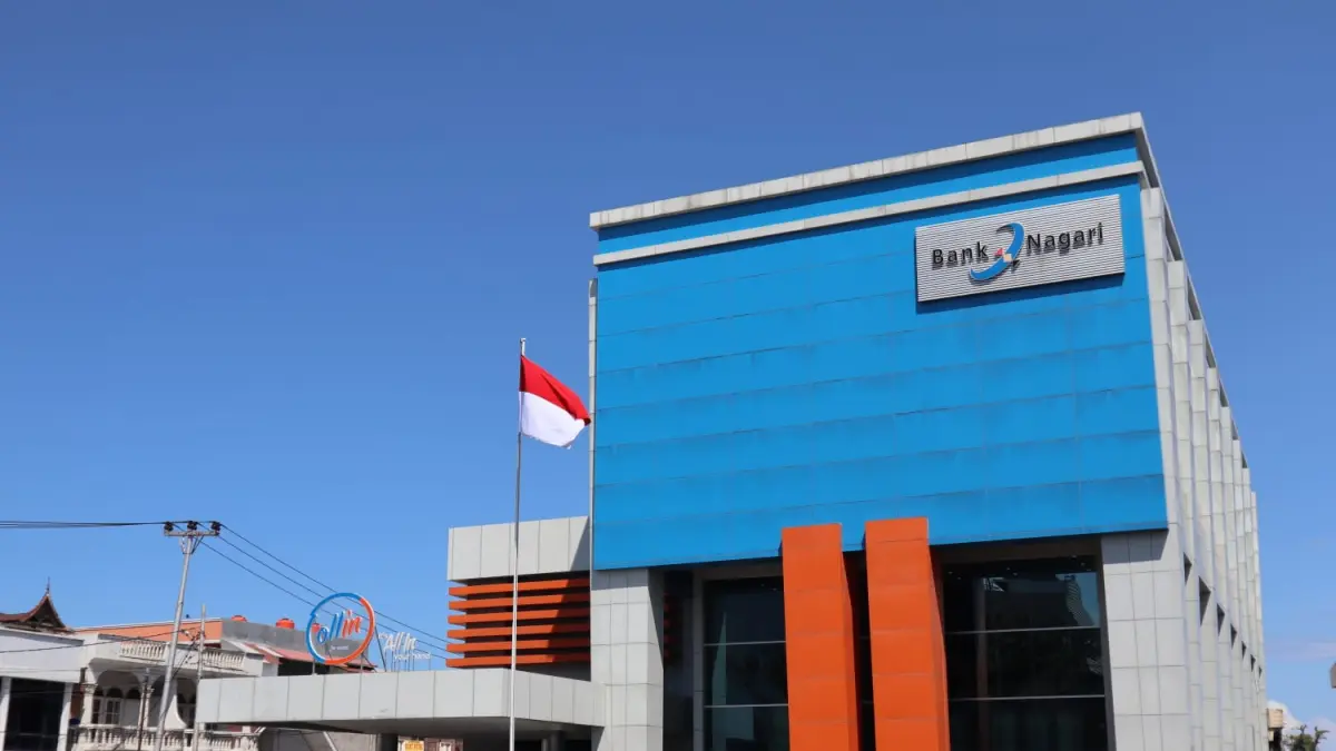 Gedung kantor pusat Bank Nagari yang berlokasi di Jalan Pemud Nomor 21 Padang. (DOKUMENTASI BANK NAGARI)