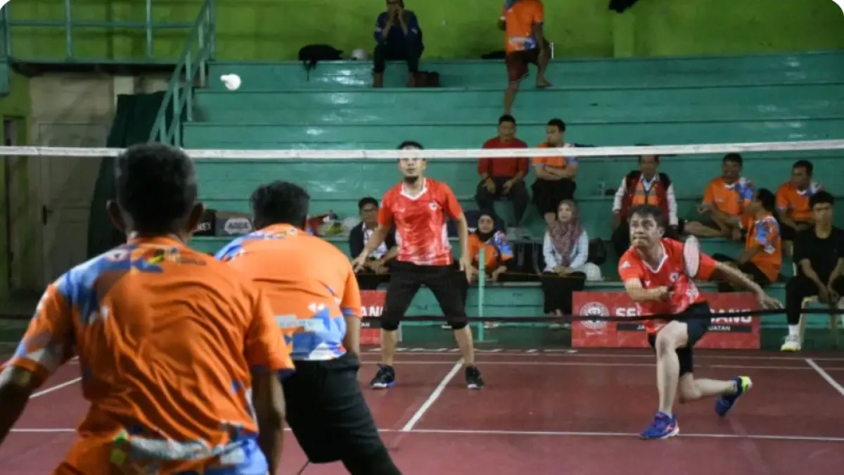 Tim Silika melaju ke final bulu tangkis SPORTALYMPIC 2026 setelah mengalahkan Tim Gipsum 4-2 di semifinal.