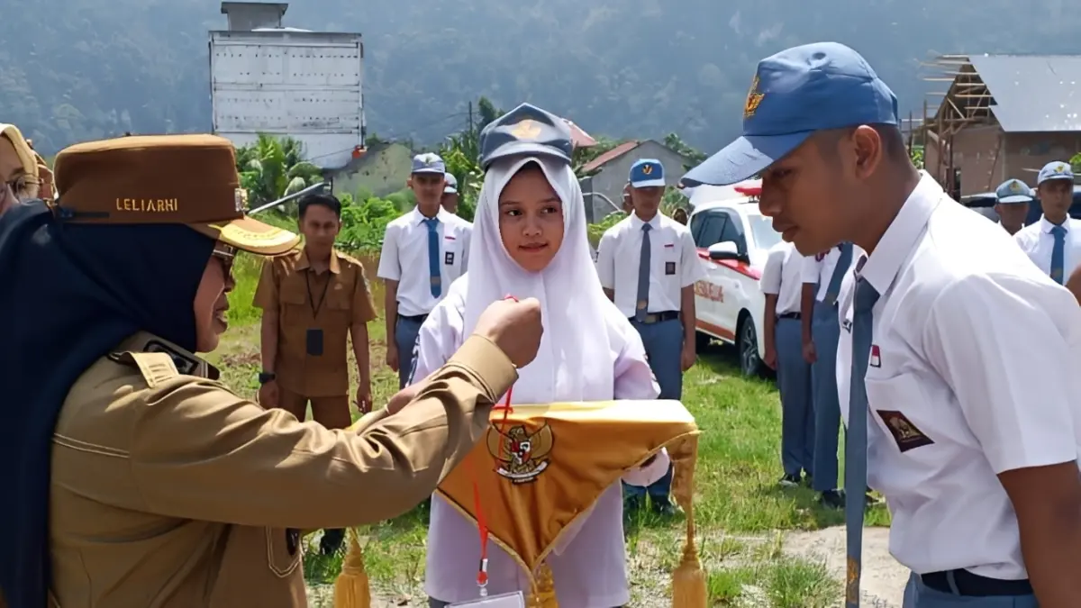 Wakil Bupati Dharmasraya Leli Arni SPd MSi membuka Pusdiklat Capaska Dharmasraya 2026 di SKB Kabupaten Dharmasraya.