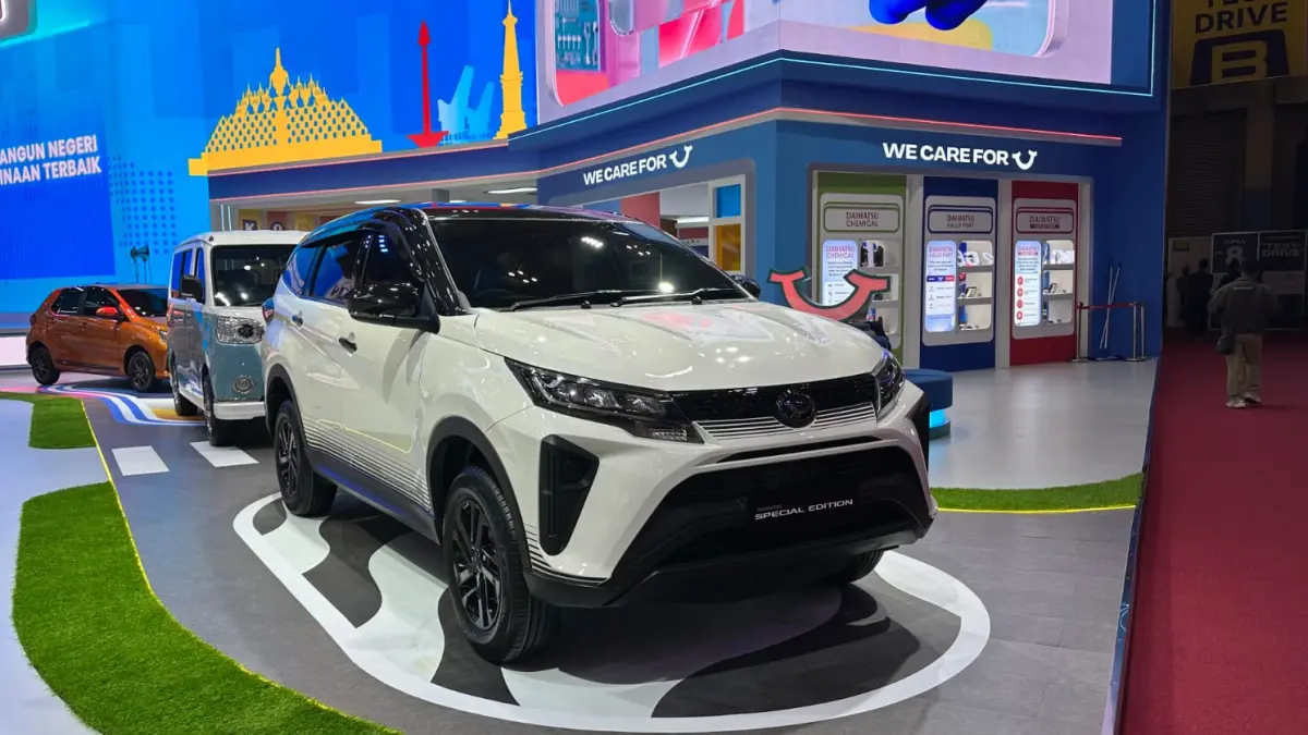 Terios Special Edition hadir di GIIAS 2026 dengan desain sporty, mesin 1.500 cc, harga kisaran Rp264,35 juta, dan produksi terbatas 20 unit.