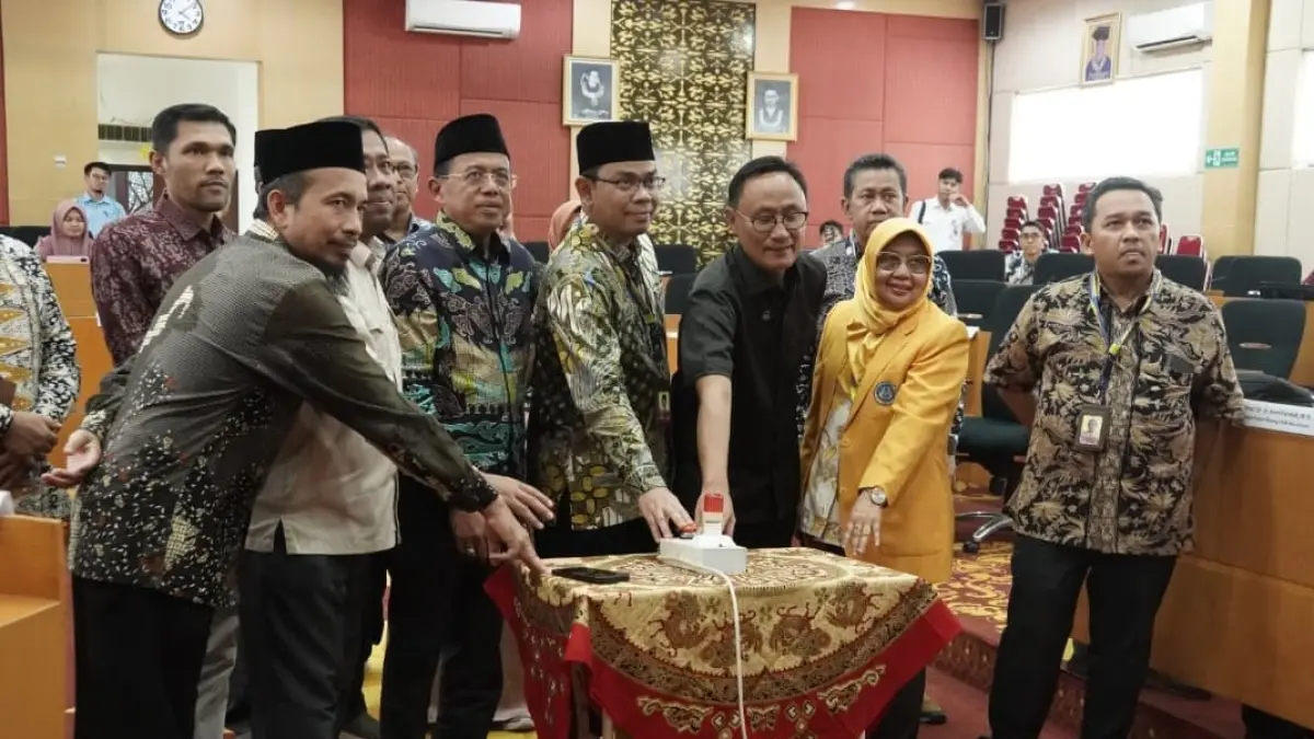 Kick Off Zona KHAS Lapau UNP yang digelar di Ruang Sidang Senat Lantai 4 Gedung Rektorat dan Research Center UNP, Rabu (5/8/2026).(Foto: KKPS)