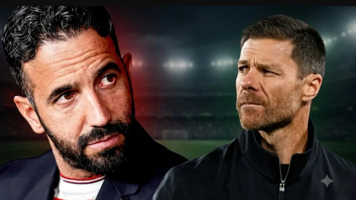 Ruben Amorim dan Xabi Alonso akan adu taktik dalam duel AC Milan vs Chelsea pada laga pramusim di Stadion Utama Gelora Bung Karno, Jakarta, Sabtu, 8 Agustus 2026, pukul 19.00 WIB. (Foto: AC Milan dan Chelsea, digabung AI)