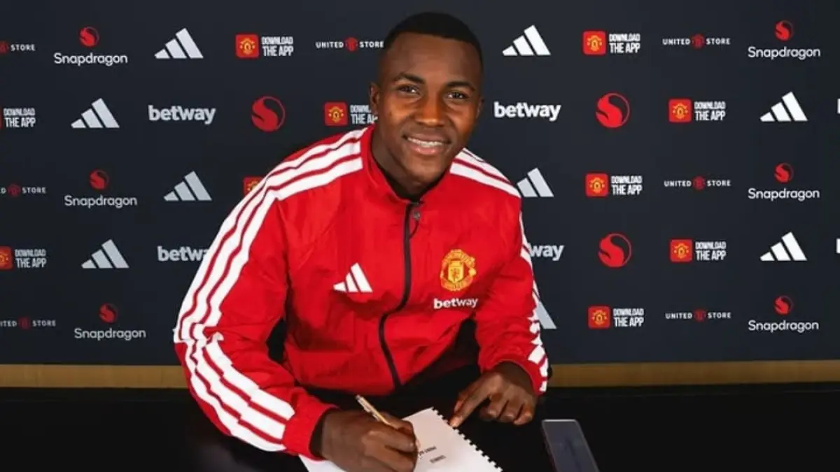 Cristian Orozco resmi bergabung dengan Manchester United usai direkrut dari Fortaleza CEIF sebagai gelandang muda asal Kolombia. (Foto: Instagram @camilo.orozo06)