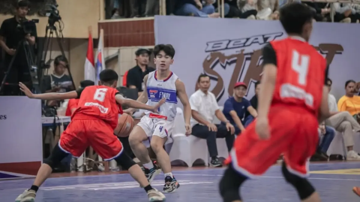Laga final DBL West Sumatra 2025 berlangsung seru di GOR Prayoga, Padang. (Foto: Dok. DBL Indonesia)