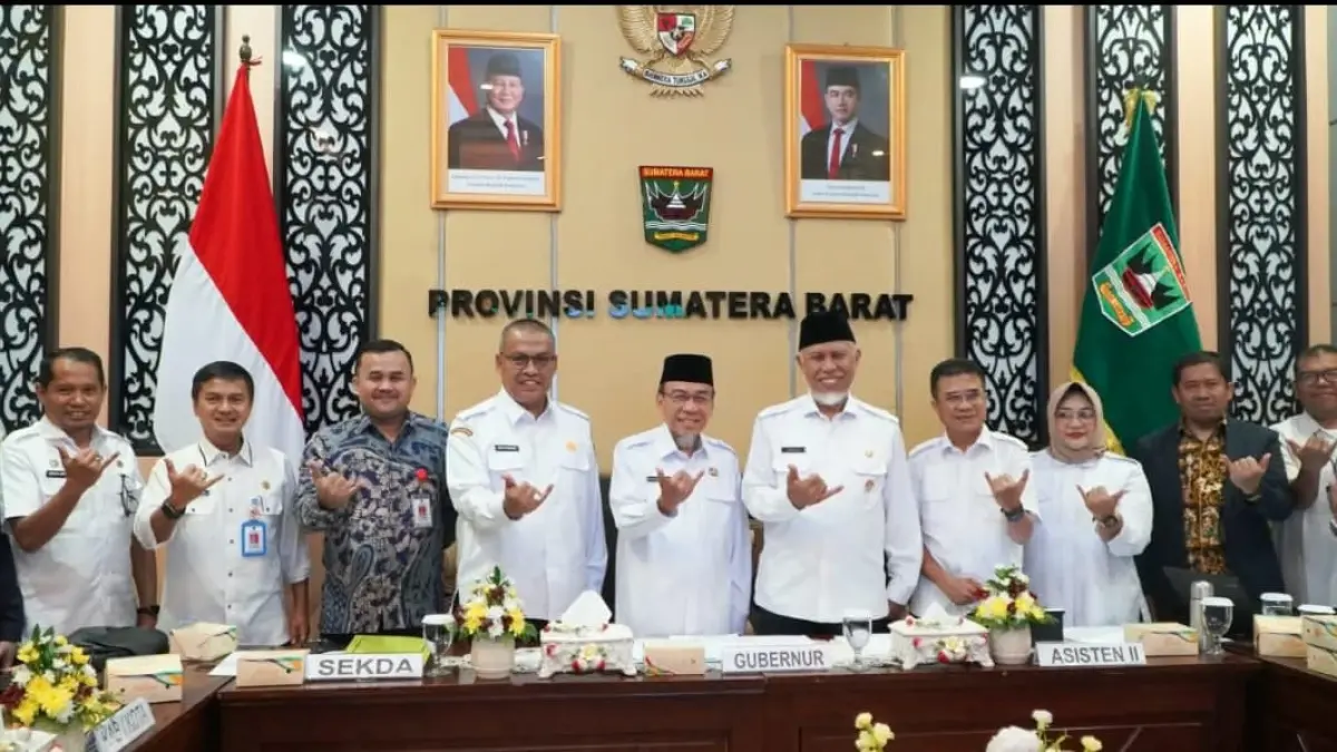 Wakil Wali Kota Padang Maigus Nasir mengikuti penilaian Anugerah Adinata Syariah 2026 di Istana Gubernur Sumbar. (Foto: Diskominfo)