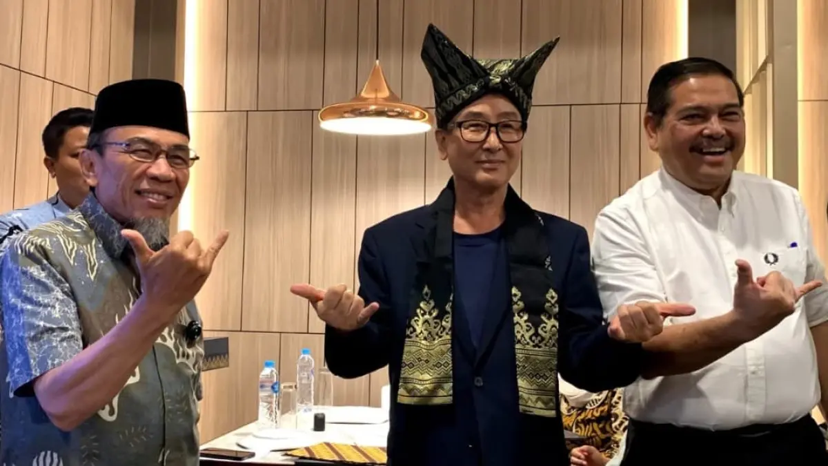 Wawako Padang Maigus Nasir bersama delegasi Korea Selatan serta KEITI membahas teknologi pengelolaan sampah TPA Aia Dingin. (Foto: Diskominfo)