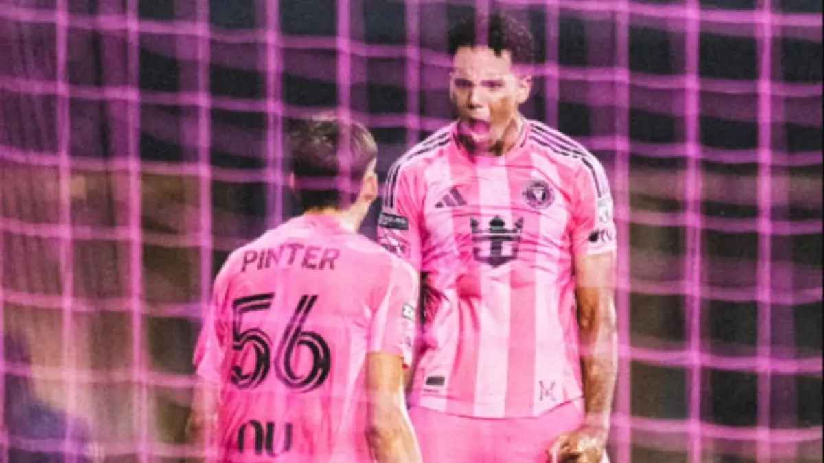 Dániel Pintér dan Yannick Bright mencetak gol untuk Inter Miami saat kalah 2-3 dari Club León di Leagues Cup 2026. (Foto: X @InterMiamiCF)