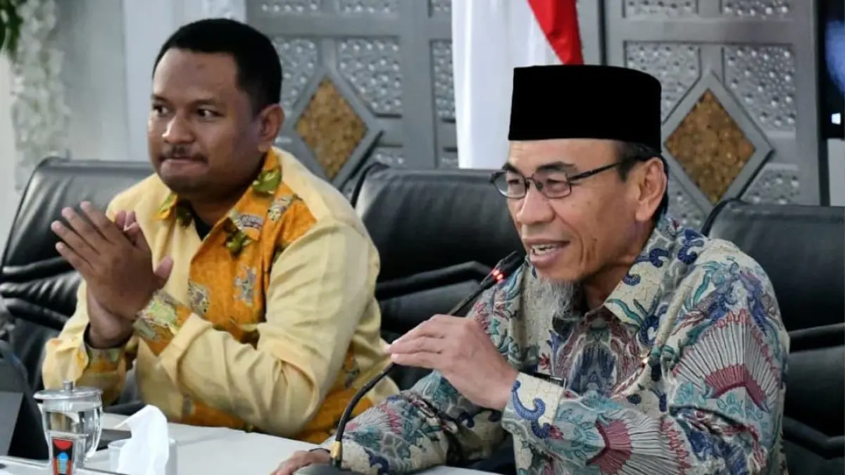 Wakil Wali Kota Padang Maigus Nasir menyampaikan komitmen kemudahan berusaha saat uji petik penilaian PTSP dan PPB 2026. (Foto: Diskominfo)