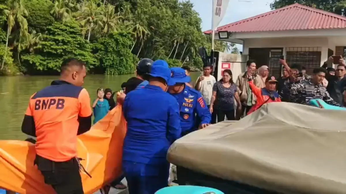 Pelajar SMP yang tenggelam di Sungai Batang Arau Padang ditemukan meninggal pada pencarian hari ketiga, Minggu (16/8/2026).