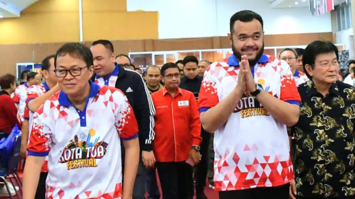 Wali Kota Padang Fadly Amran menghadiri pembukaan Festival Kota Tua 2026 di GOR HTT Padang, Sabtu malam, 15 Agustus 2026. (Foto: Diskominfo)