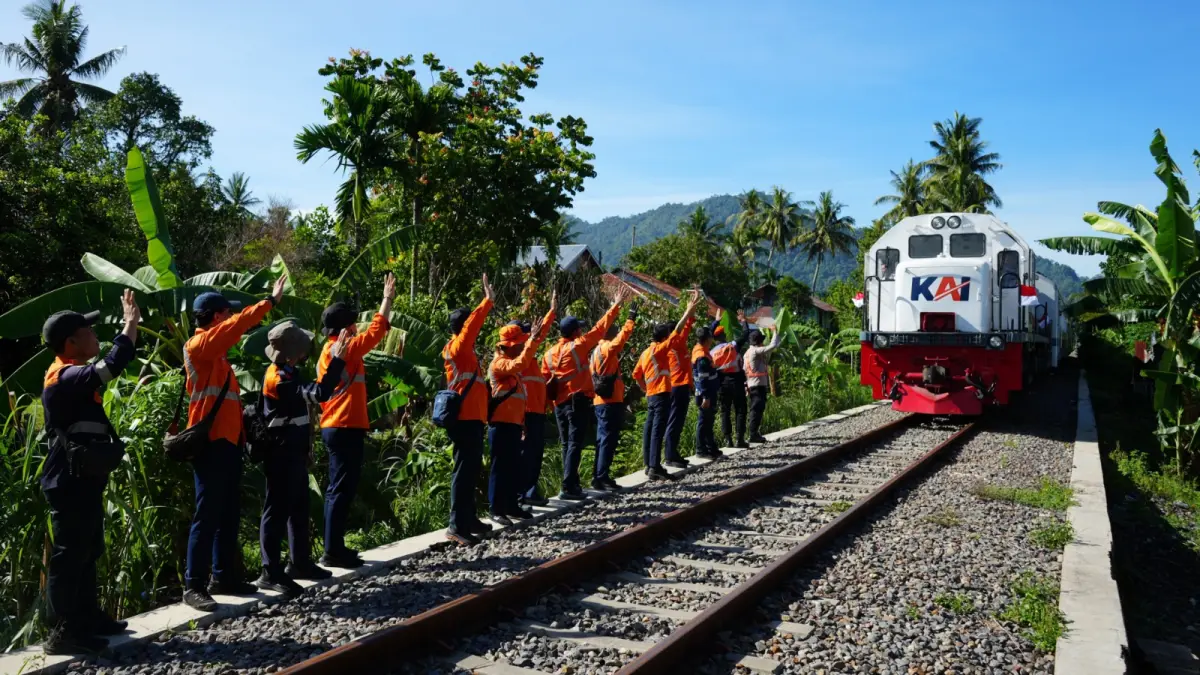 KA Pariaman Ekspres menjadi layanan dengan volume pelanggan tertinggi di KAI Divre II Sumbar selama periode 14–17 Agustus 2026.