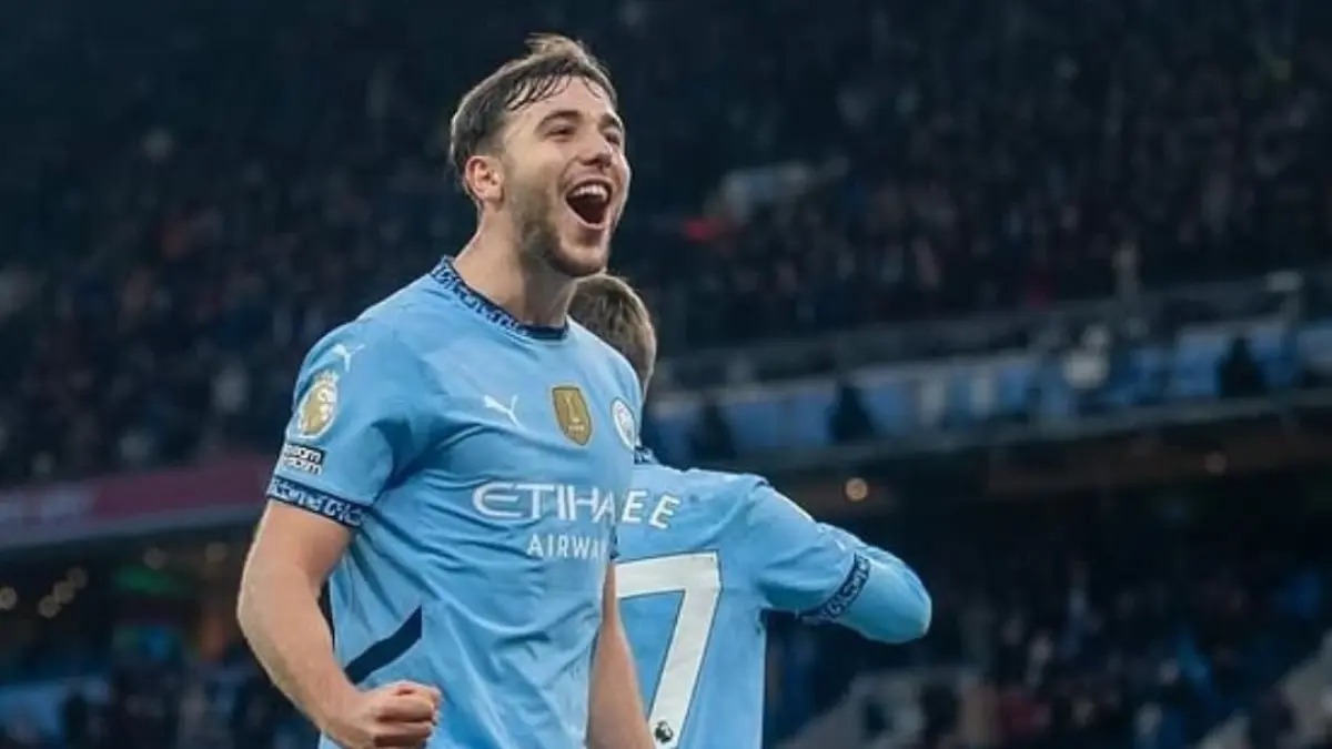 Nico Gonzalez, gelandang Manchester City yang dikabarkan menjadi target Newcastle United pada bursa transfer musim panas 2026.(Foto: Instagram @nico14)
