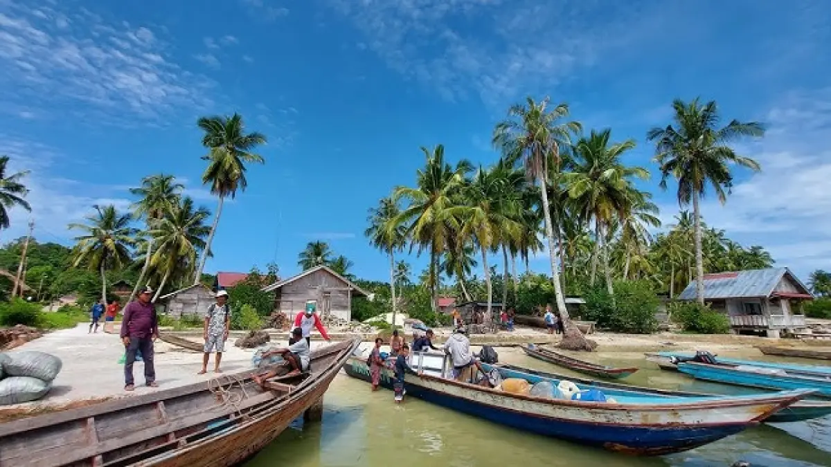 Sesudut pemandangan Teluk Katurai di Kecamatan Siberut Barat Daya, Kabupaten Kepulauan Mentawai, Sumatera Barat. (doc yt solawi)