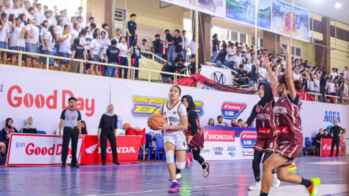 Pertandingan tim putri di Honda DBL with Kopi Good Day 2026 West Sumatra. (Foto: DBL)