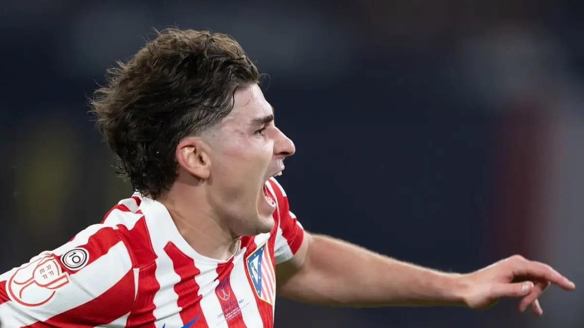 Julian Alvarez kembali masuk skuad Atletico Madrid jelang menghadapi Villarreal di LaLiga 2026/27, tapi belum dipastikan starter. (Foto: Instagram @julianalvarez)