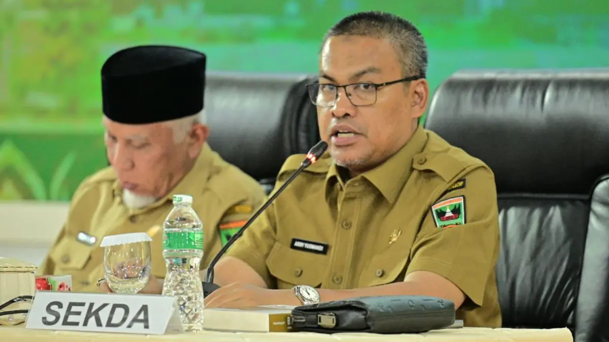 Sekretaris Daerah (Sekda) Provinsi Sumatera Barat, Arry Yuswandi.