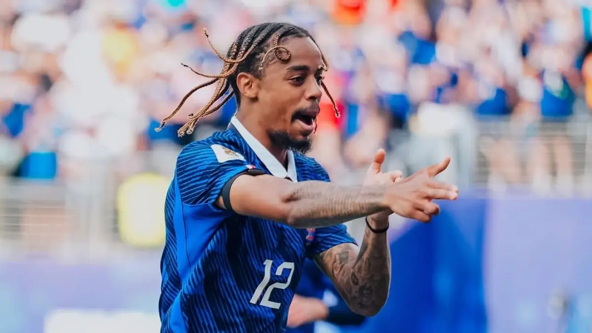 Bradley Barcola saat membela Timnas Prancis di Piala Dunia 2026. (Foto: @bradley_dis)