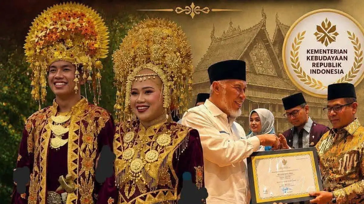Marapulai Basuntiang, salah satu warisan budaya asal Pesisir Selatan yang menerima pengakuan WBTBI Tahun 2025.