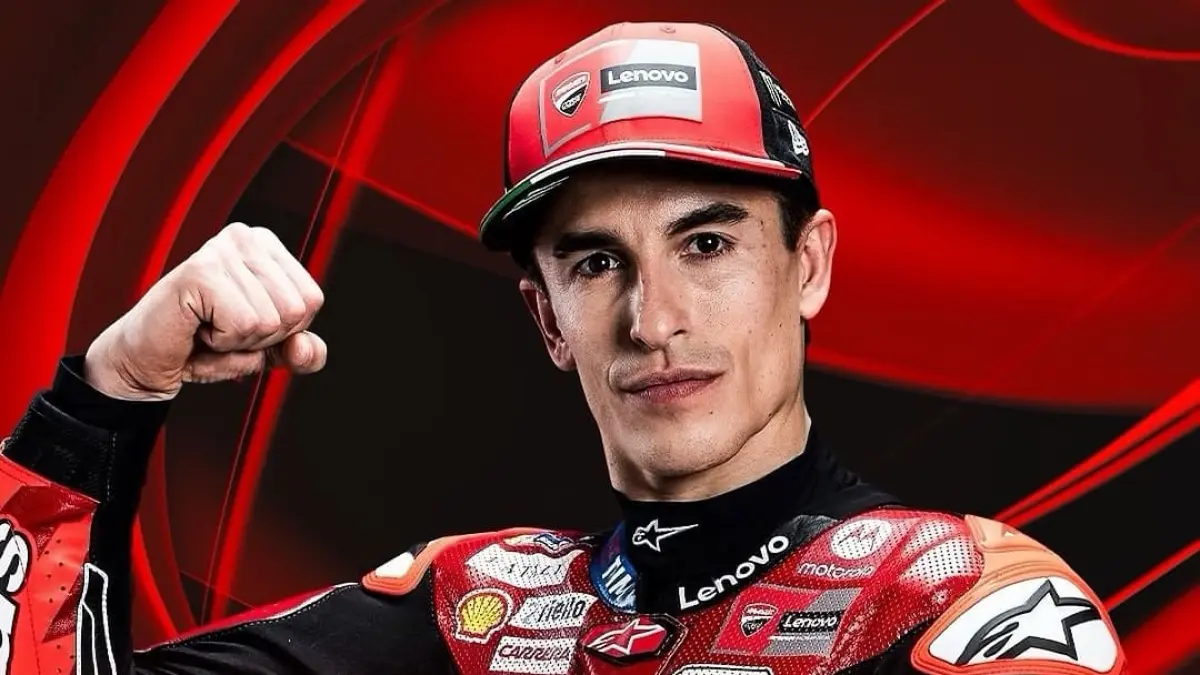Marc Marquez meraih kemenangan MotoGP Aragon 2026 bersama Ducati Lenovo Team. (Foto: Instagram @motogp)