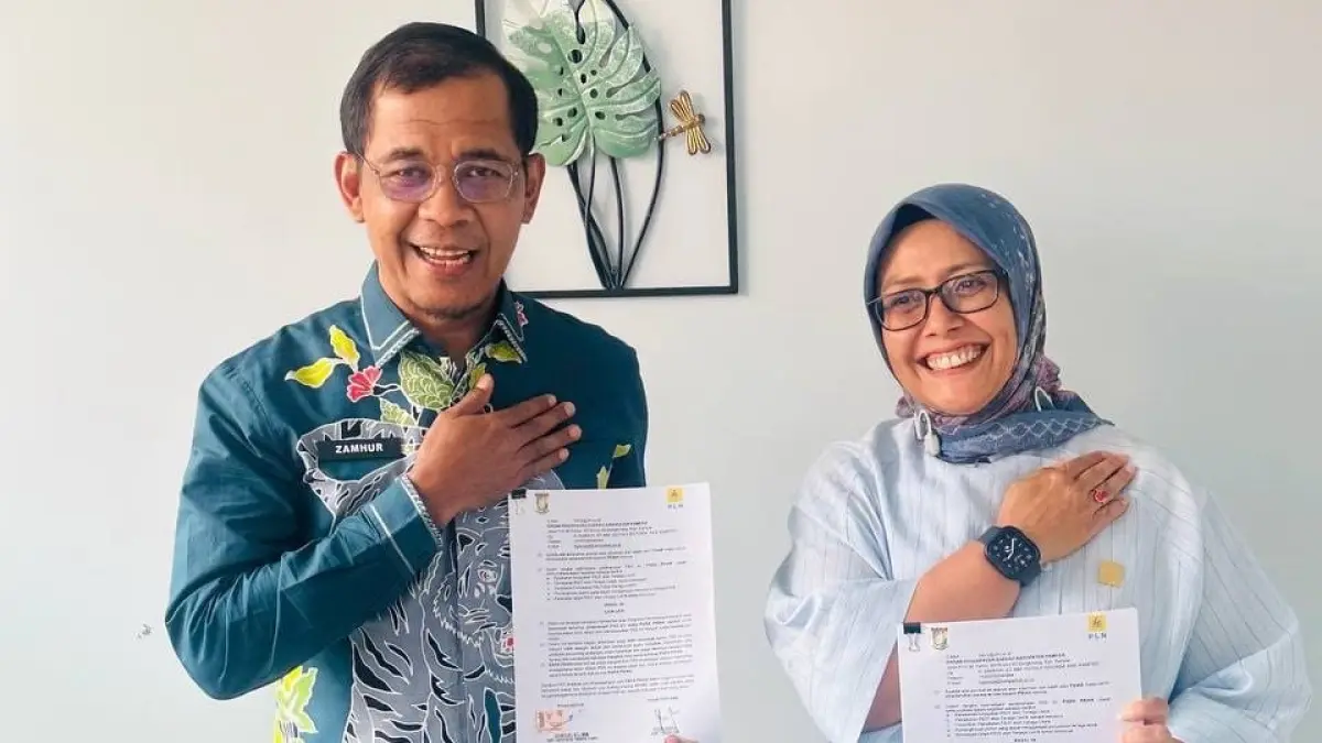 PLN UP3 Payakumbuh dan Pemkab Kampar menandatangani PKS pemungutan dan penyetoran PBJT tenaga listrik di Kabupaten Kampar.