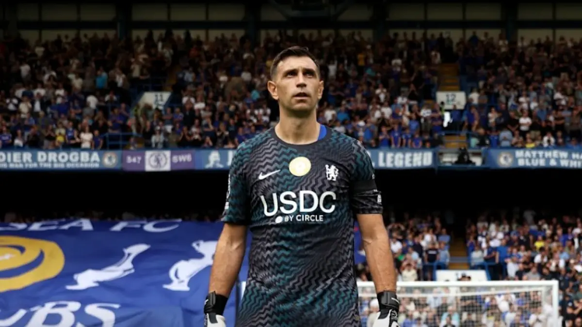 Emi Martinez saat menjalani debut bersama Chelsea dalam pertandingan Premier League. (Foto: chelseafc.com)