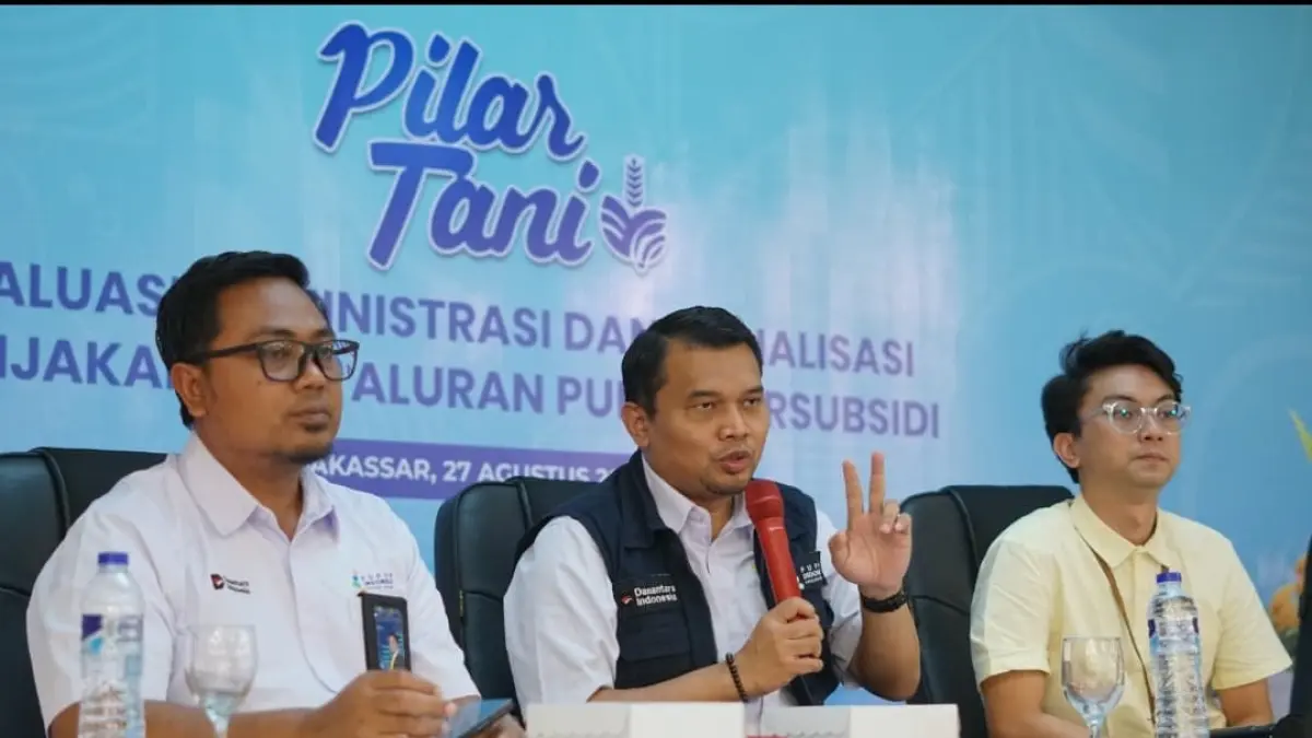 Pupuk Indonesia memperkuat tata kelola dan pengawasan penyaluran pupuk bersubsidi melalui Pilar Tani di Takalar. (Foto: Corcom PI)