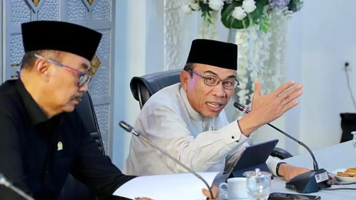 Wakil Wali Kota Padang Maigus Nasir saat menerima kunjungan kerja spesifik Komisi X DPR RI di Kota Padang, Jumat (4/9/2026). (Foto: Diskominfo)
