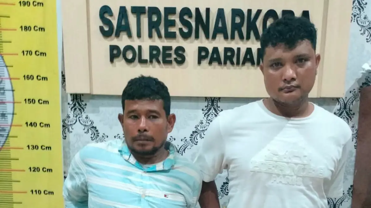 Dua pria diamankan polisi dalam penggerebekan dugaan penyalahgunaan narkotika di sebuah hotel di Pariaman.