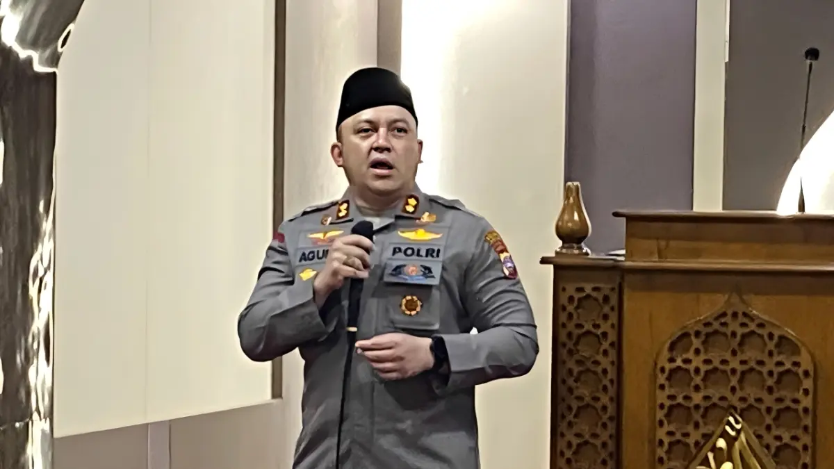 Kapolres Pariaman AKBP Agung Pranajaya mengikuti Subuh Keliling di Masjid Nurul Hidayah, Kampung Pondok.