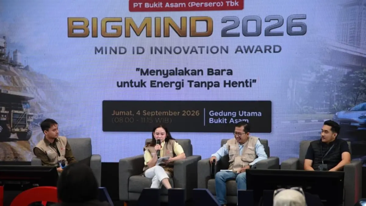 Roadshow Sosialisasi BIGMIND Innovation Award 2026, di Creative Hub, Gedung Utama Bukit Asam, Tanjung Enim. (Foto: Corcom PTBA)