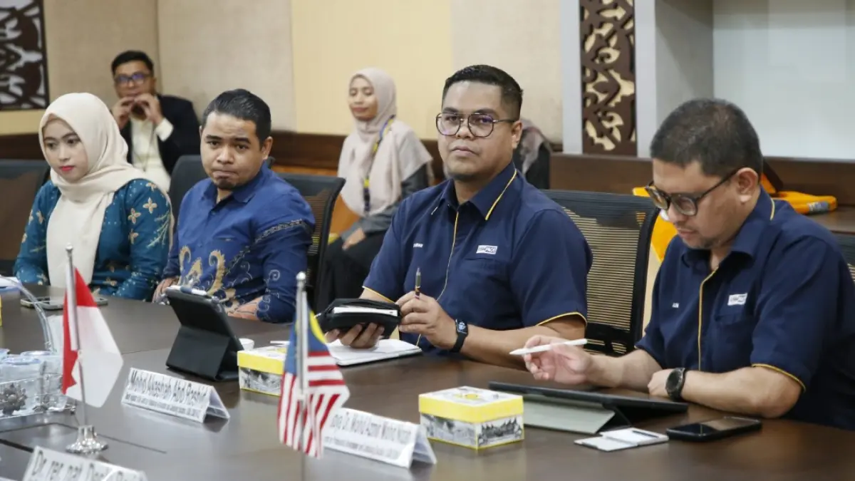Kunjungan delegasi Universiti Sains Islam Malaysia (USIM) ke UNP dalam rangka membahas tindak lanjut kerja sama kedua perguruan tinggi, Kamis (10/9/2026), (Foto: KKPS UNP)