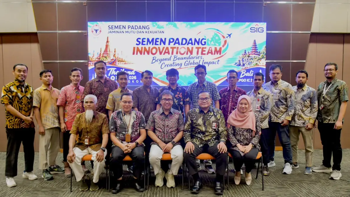 Empat tim inovasi Semen Padang menembus kompetisi internasional setelah meraih Platinum dan Diamond dalam TKMPN 2025.