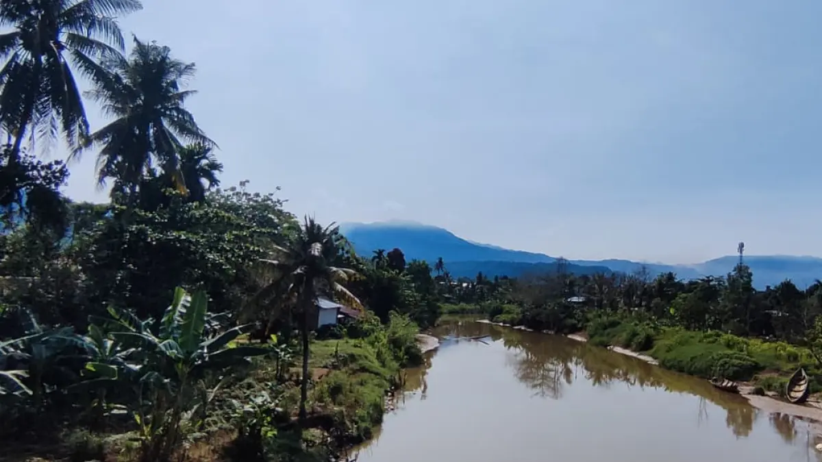 Pemandangan udara Kota Padang yang kembali cerah, Minggu (20/9/2026). (Randi/Padek)