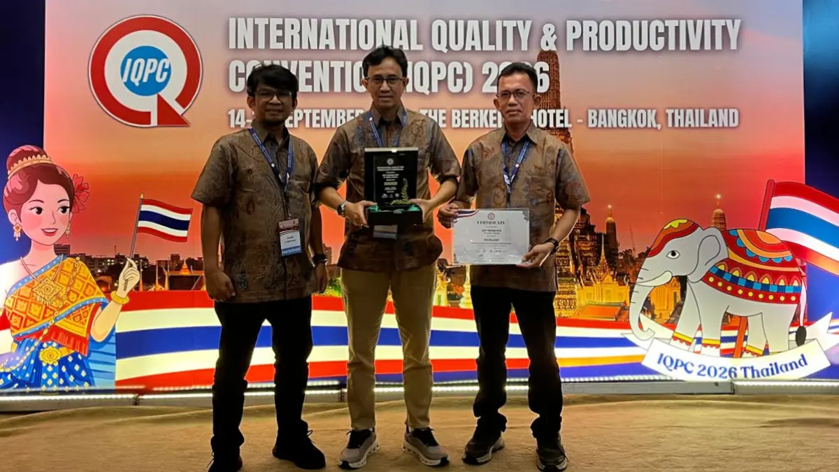 Tim SEPABLOCK PT Semen Padang meraih predikat Excellent pada ajang IQPC 2026 di Bangkok, Thailand.
