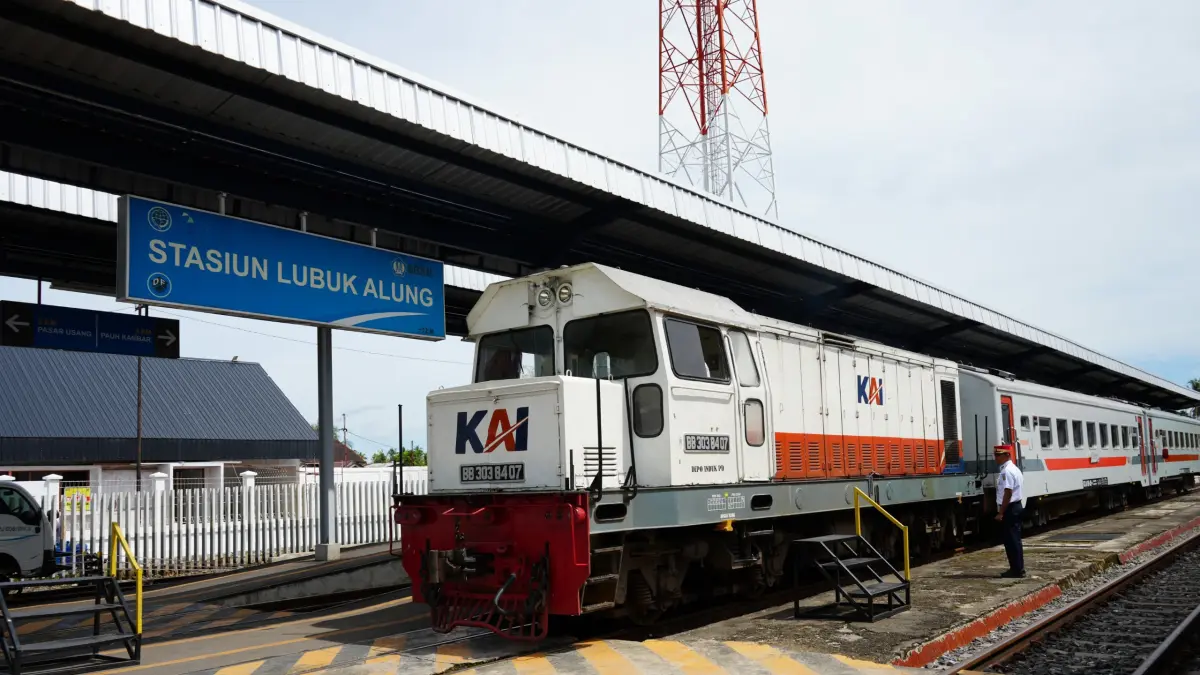 Pelanggan Stasiun Lubuk Alung mencapai 132.054 pada Semester I 2026, naik 53,51 persen dibandingkan Semester I 2025.