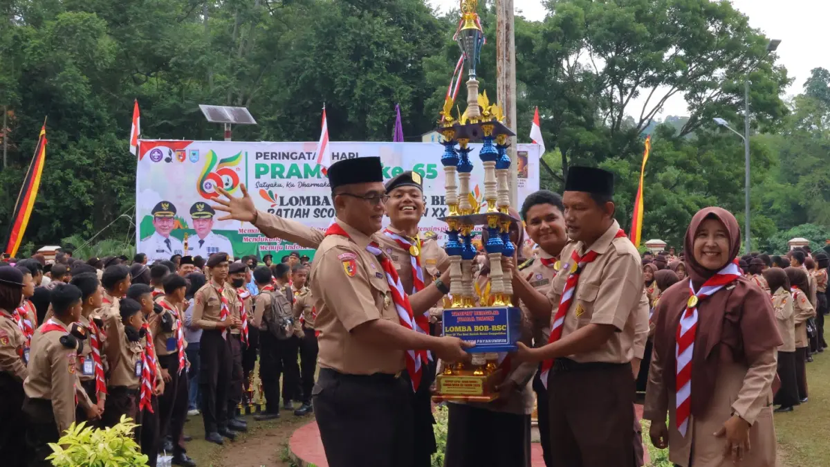 Peserta Best Of The Best Batiah Scout Competition (BOBB) XX Tahun 2026 mengikuti rangkaian kegiatan Pramuka di Kota Payakumbuh.