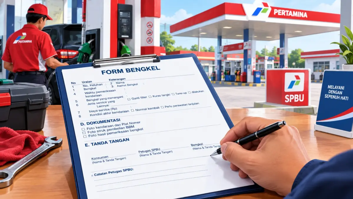 Pertamina Patra Niaga menyiapkan kanal pengaduan bagi konsumen yang mengalami kendala setelah mengisi BBM di SPBU wilayah Sumatera Barat. (Ilustrasi AI)
