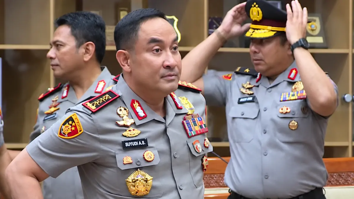 DPR RI menyetujui Komjen Pol. Suyudi Ario Seto sebagai Kapolri dalam Rapat Paripurna ke-8 Masa Persidangan I Tahun Sidang 2026–2027, Kamis (1/10/2026).