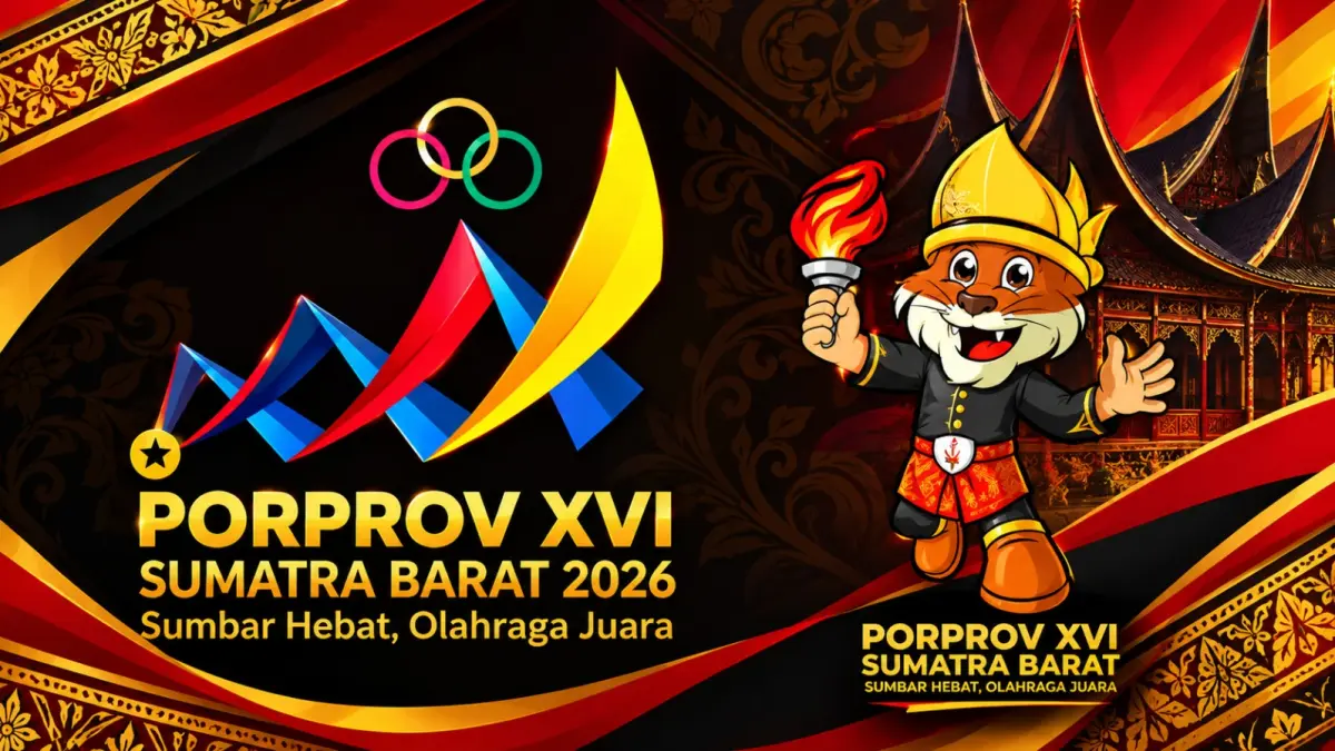 Logo dan Maskot Porprov Sumbar 2026