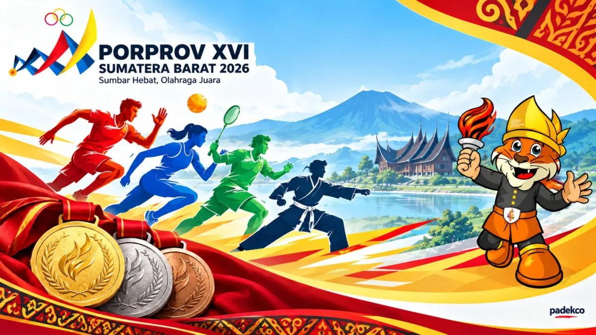 Update Klasemen Medali Porprov Sumbar 2026