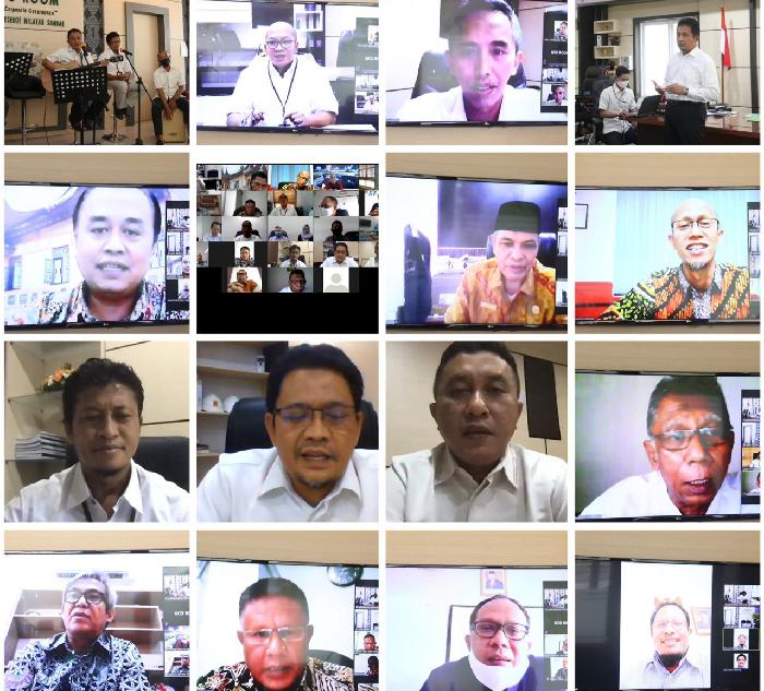 Suasana halalbihalal yang digelar PLN Sumbar bersama stakeholders. (Foto: Humas PLN)