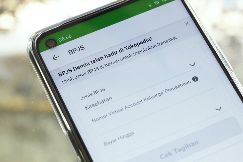 Bayar denda layanan JKN-KIS bisa lewat Tokopedia. (Foto: IST)