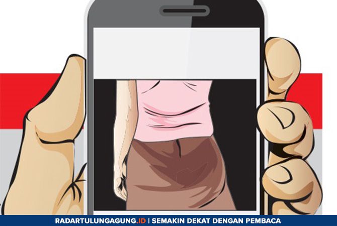 Ilustrasi prostitusi online.