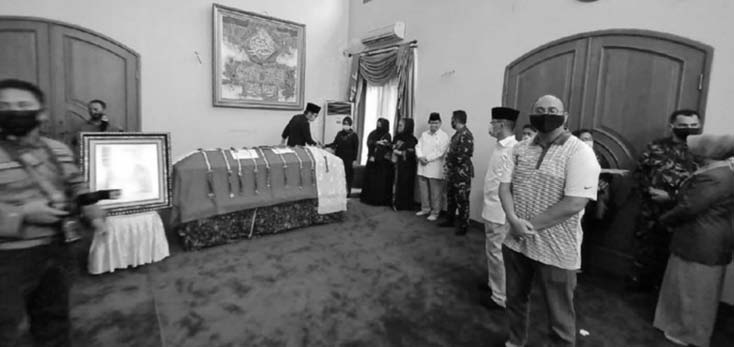 Suasana rumah mantan Ketua Umum PP PBSI Djoko Santoso yang meninggal dunia di Jakarta, kemarin pagi (10/5/2020). (Foto: IST)