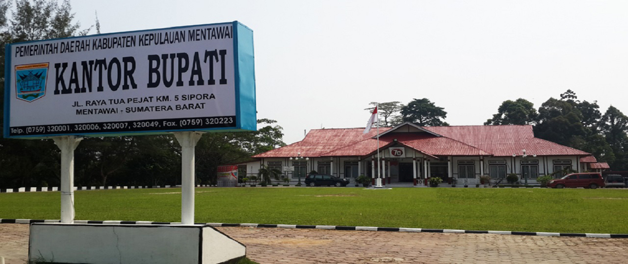 Kantor Bupati Mentawai. (Foto: IST)
